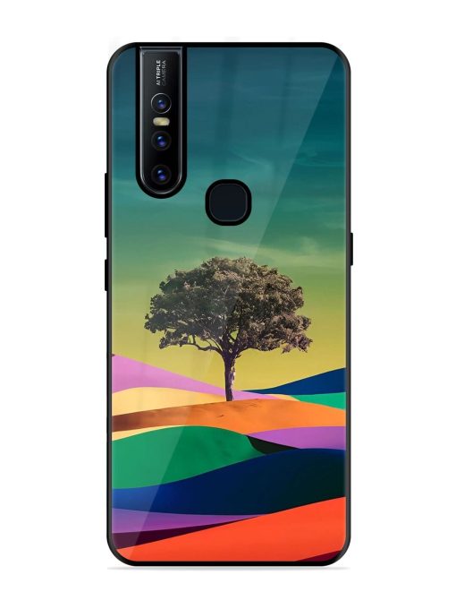 Rainbow'S Lone Sentinel Glossy Soft Edge Case for Vivo V15 Chachhi