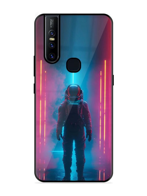 Neon Astronaut Glossy Soft Edge Case for Vivo V15 Chachhi