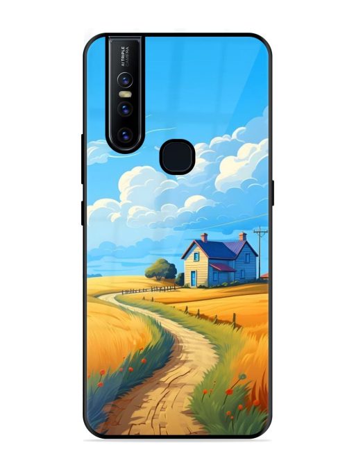 Countryside Cottage Glossy Soft Edge Case for Vivo V15