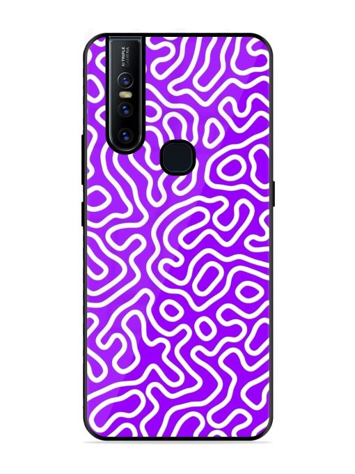 Wavy Wonder Glossy Soft Edge Case for Vivo V15 Chachhi