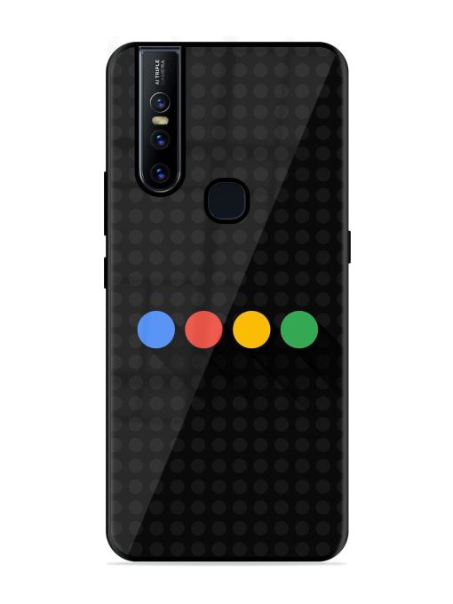 Google Dots Glossy Soft Edge Case for Vivo V15 Chachhi