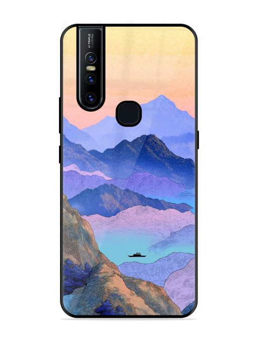 Mountain Mist Glossy Soft Edge Case for Vivo V15 Chachhi