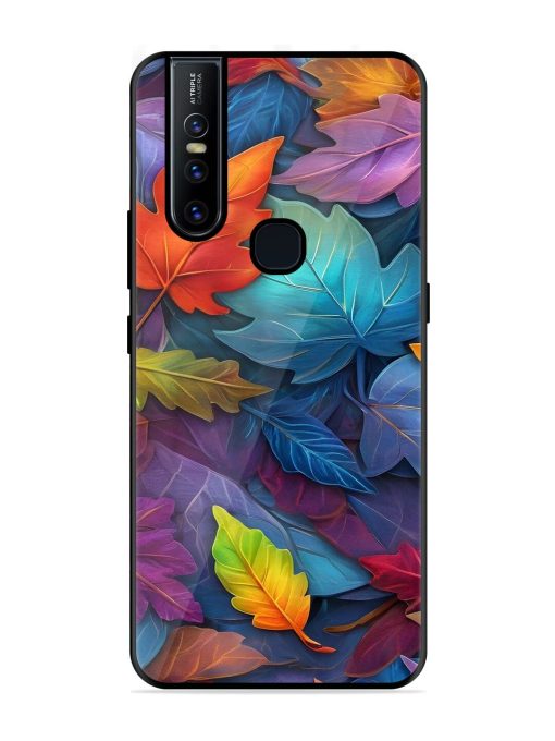 Autumn'S Embrace Glossy Soft Edge Case for Vivo V15 Chachhi