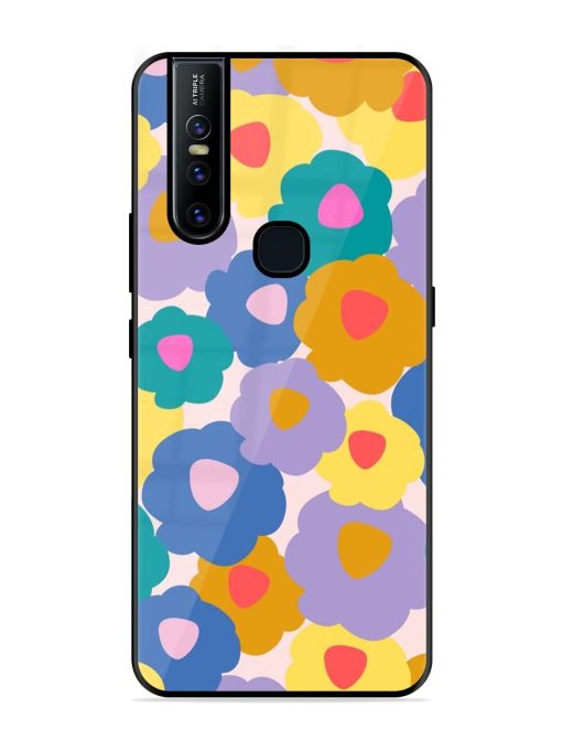 Flower Power Glossy Soft Edge Case for Vivo V15 Chachhi