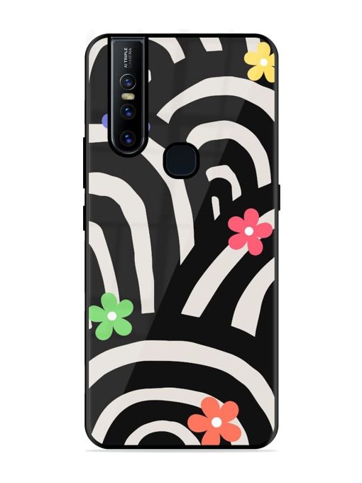 Rainbow Arcs Glossy Soft Edge Case for Vivo V15 Chachhi