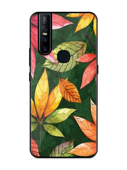 Autumn'S Embrace Glossy Soft Edge Case for Vivo V15 Chachhi