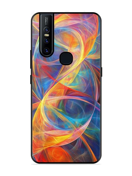 Cosmic Currents Glossy Soft Edge Case for Vivo V15 Chachhi