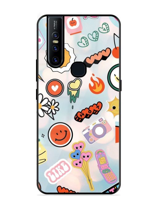 Cheerful Glossy Soft Edge Case for Vivo V15 Chachhi