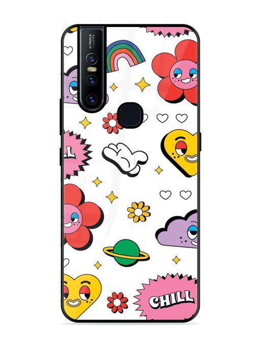 Whimsical Wonderland Glossy Soft Edge Case for Vivo V15 Chachhi