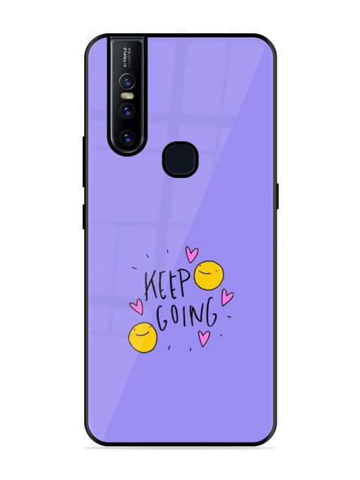 Smiling Through It All Glossy Soft Edge Case for Vivo V15 Chachhi