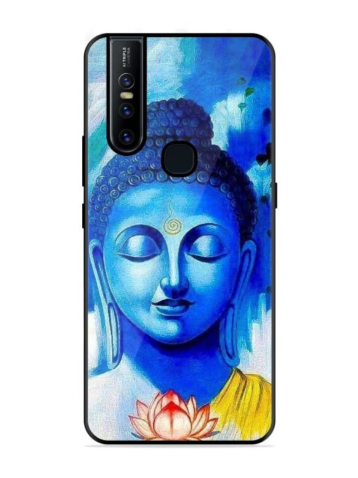 Serene Buddha With Lotus Glossy Soft Edge Case for Vivo V15 Chachhi