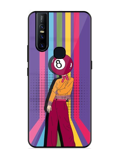 Eight Ball Fashionista Glossy Soft Edge Case for Vivo V15