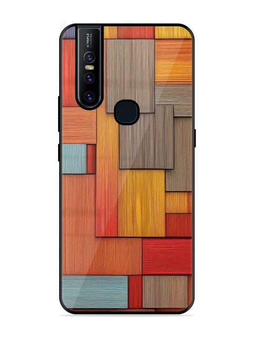 Woodsy Wonders Glossy Soft Edge Case for Vivo V15 Chachhi