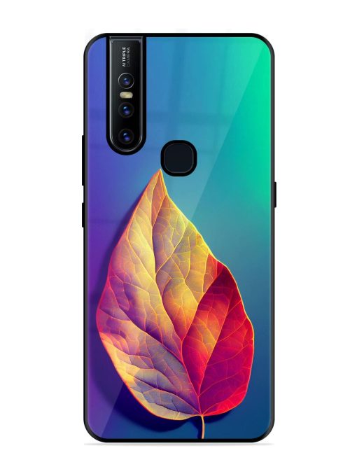 Autumn'S Embrace Glossy Soft Edge Case for Vivo V15 Chachhi