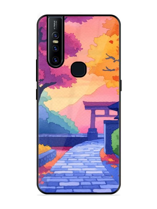 Autumnal Serenity Glossy Soft Edge Case for Vivo V15 Chachhi