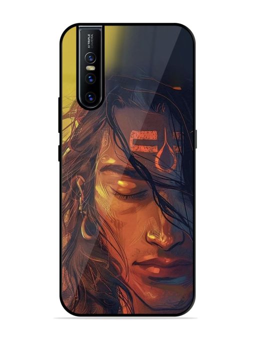 Tranquil Shiva Glossy Soft Edge Case for Vivo V15 Pro