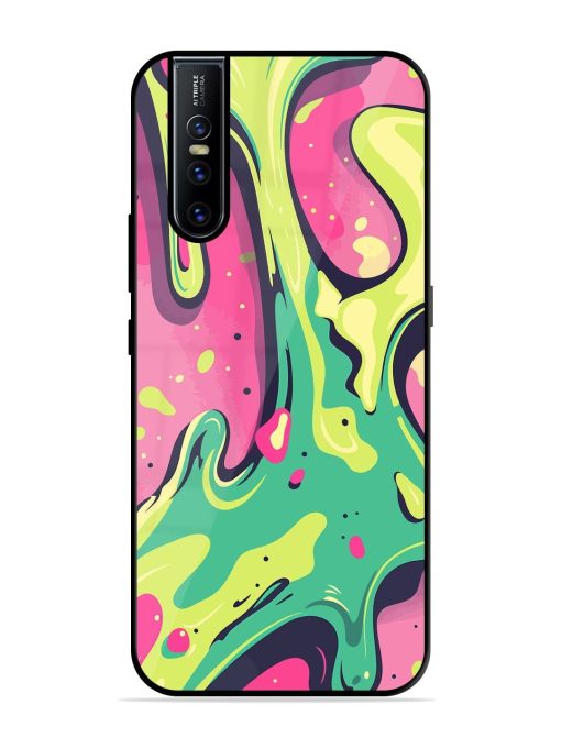 Gooey Grooves Glossy Soft Edge Case for Vivo V15 Pro