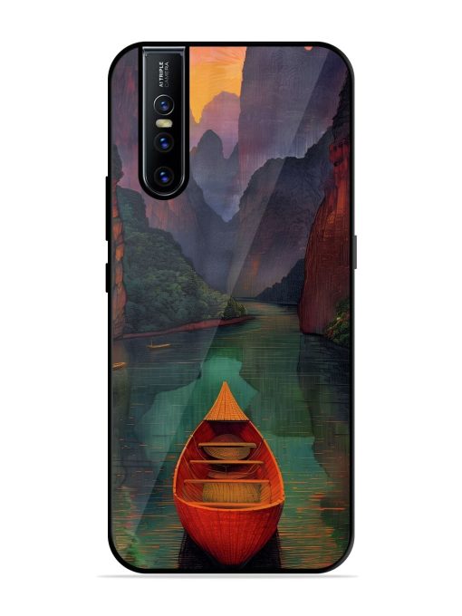 Serene Passage Glossy Soft Edge Case for Vivo V15 Pro