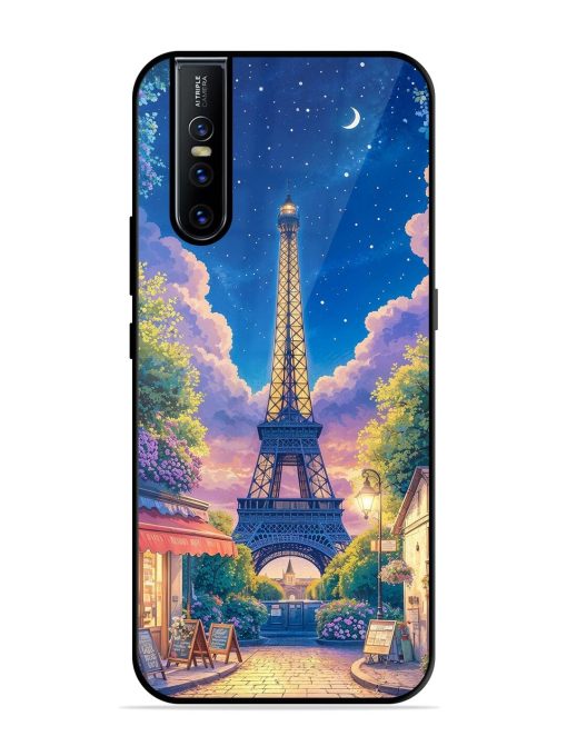 Twilight In Paris Glossy Soft Edge Case for Vivo V15 Pro