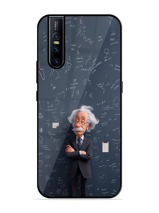 Albert Einstein Glossy Soft Edge Case for Vivo V15 Pro