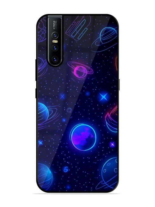 Neon Cosmos Glossy Soft Edge Case for Vivo V15 Pro