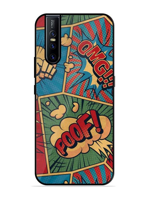 Comic Book Chaos Glossy Soft Edge Case for Vivo V15 Pro