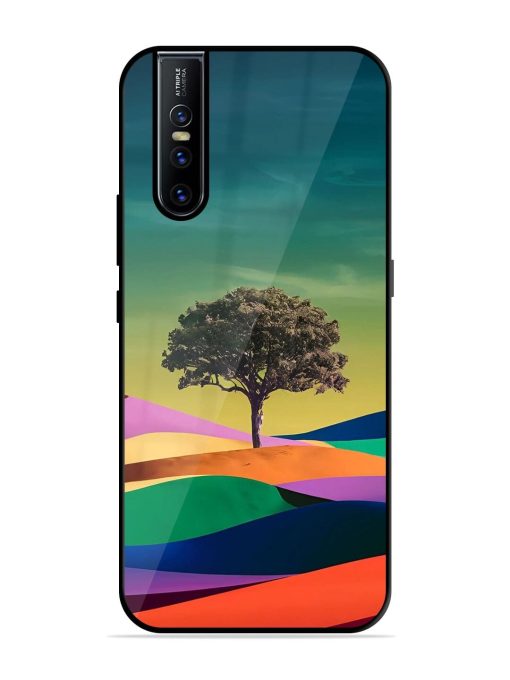 Rainbow'S Lone Sentinel Glossy Soft Edge Case for Vivo V15 Pro