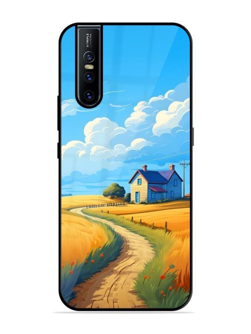 Countryside Cottage Glossy Soft Edge Case for Vivo V15 Pro