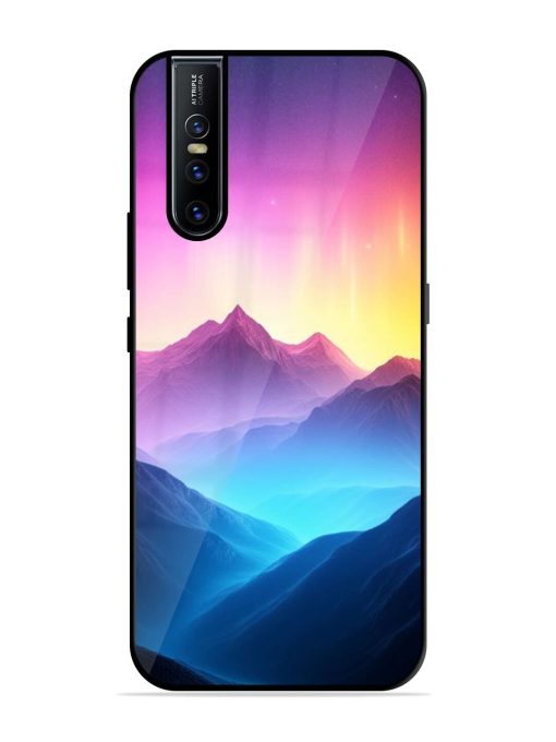 Cosmic Mountains Glossy Soft Edge Case for Vivo V15 Pro