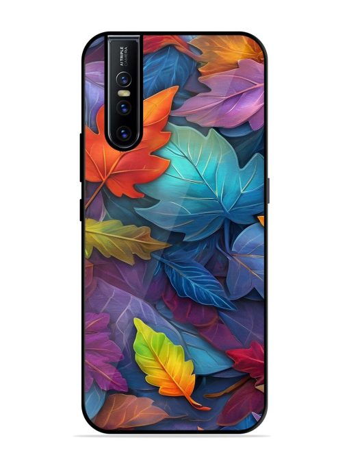 Autumn'S Embrace Glossy Soft Edge Case for Vivo V15 Pro