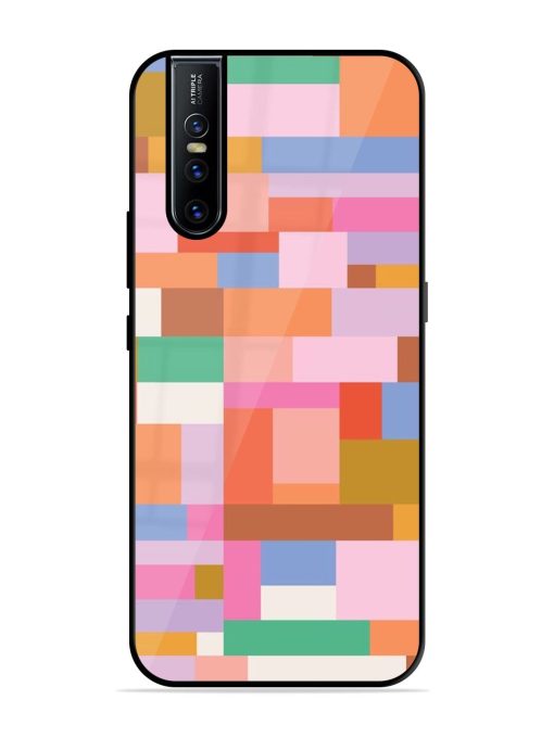 Colorful Chaos Glossy Soft Edge Case for Vivo V15 Pro