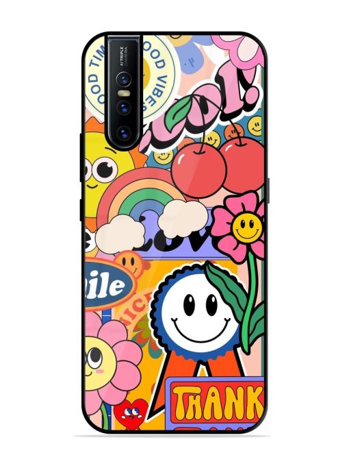 Good Times Good Vibes Glossy Soft Edge Case for Vivo V15 Pro