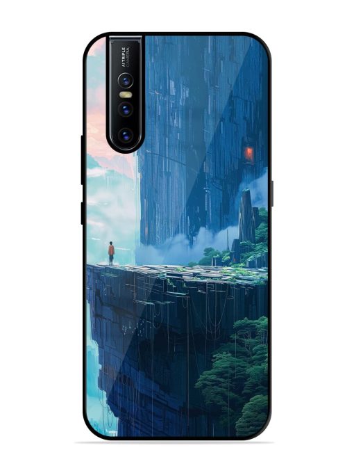 Solitude In The Sky Glossy Soft Edge Case for Vivo V15 Pro