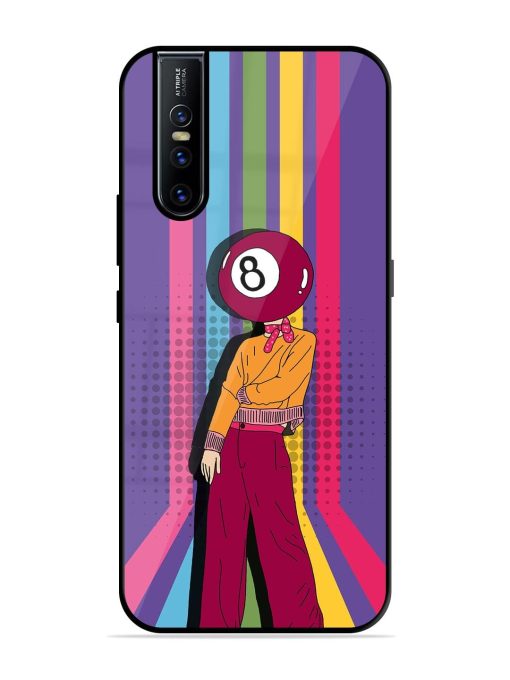 Eight Ball Fashionista Glossy Soft Edge Case for Vivo V15 Pro