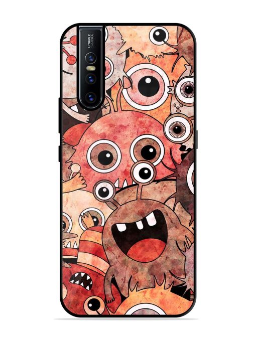 Monster Mash Glossy Soft Edge Case for Vivo V15 Pro