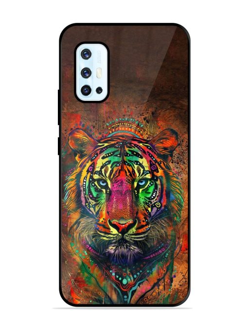 Cosmic Tiger Glossy Soft Edge Case for Vivo V17 Chachhi