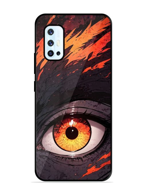 Inferno Gaze Glossy Soft Edge Case for Vivo V17 Chachhi