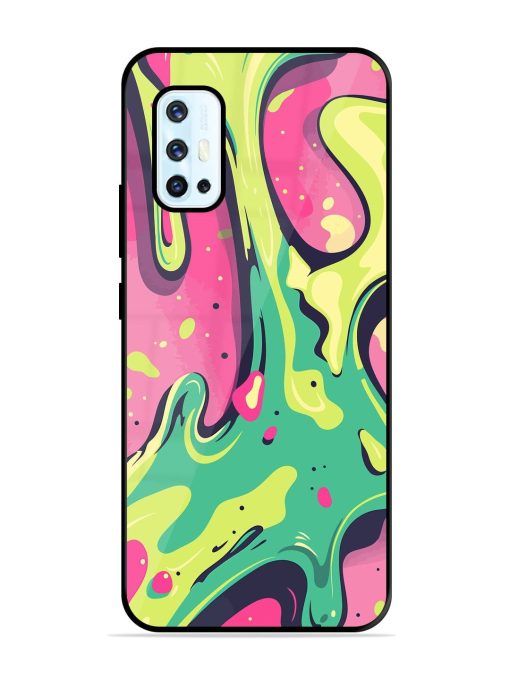 Gooey Grooves Glossy Soft Edge Case for Vivo V17 Chachhi