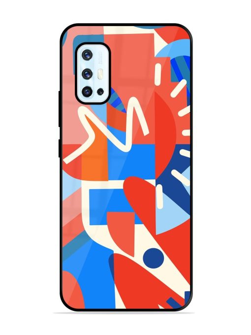 Abstract Harmony Glossy Soft Edge Case for Vivo V17 Chachhi