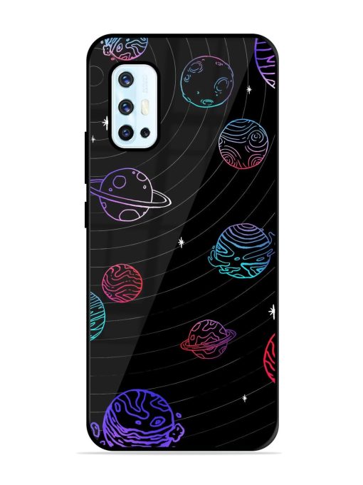 Cosmic Ballet Glossy Soft Edge Case for Vivo V17 Chachhi