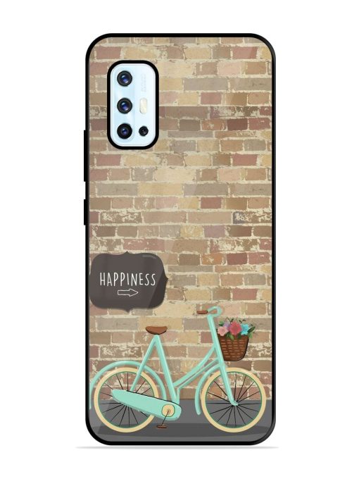 Pedaling Towards Happiness Glossy Soft Edge Case for Vivo V17 Chachhi