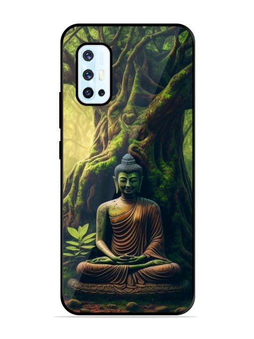 Green Buddha Art Glossy Soft Edge Case for Vivo V17 Chachhi