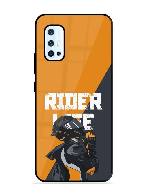 Ride Never Ends Glossy Soft Edge Case for Vivo V17 Chachhi