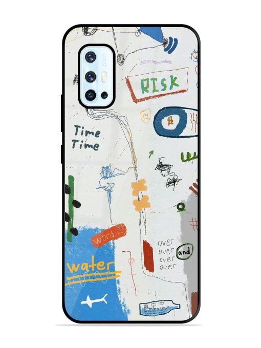 Mind Map Madness Glossy Soft Edge Case for Vivo V17 Chachhi