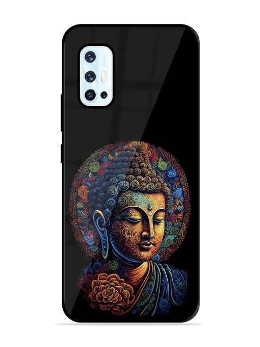 Stained Glass Serenity Glossy Soft Edge Case for Vivo V17 Chachhi