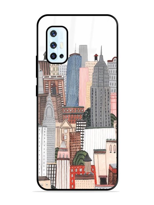 Cityscape Dreams Glossy Soft Edge Case for Vivo V17 Chachhi