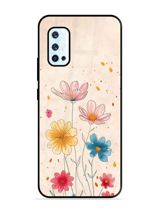 Delicate Bloom Glossy Soft Edge Case for Vivo V17 Chachhi