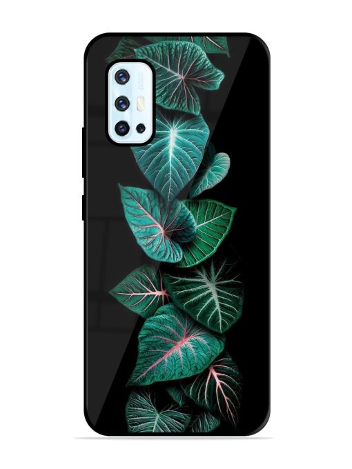 Emerald Elegance Glossy Soft Edge Case for Vivo V17 Chachhi