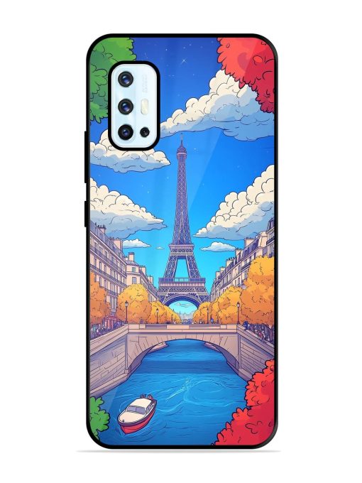 Parisian Panorama Glossy Soft Edge Case for Vivo V17 Chachhi