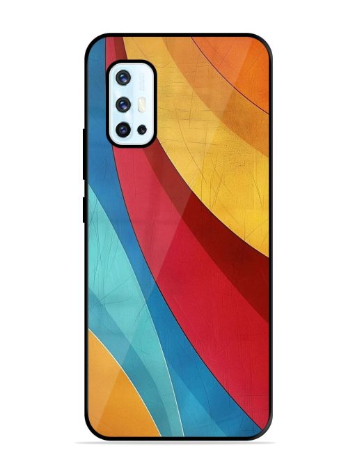 Curving Canvas Glossy Soft Edge Case for Vivo V17 Chachhi